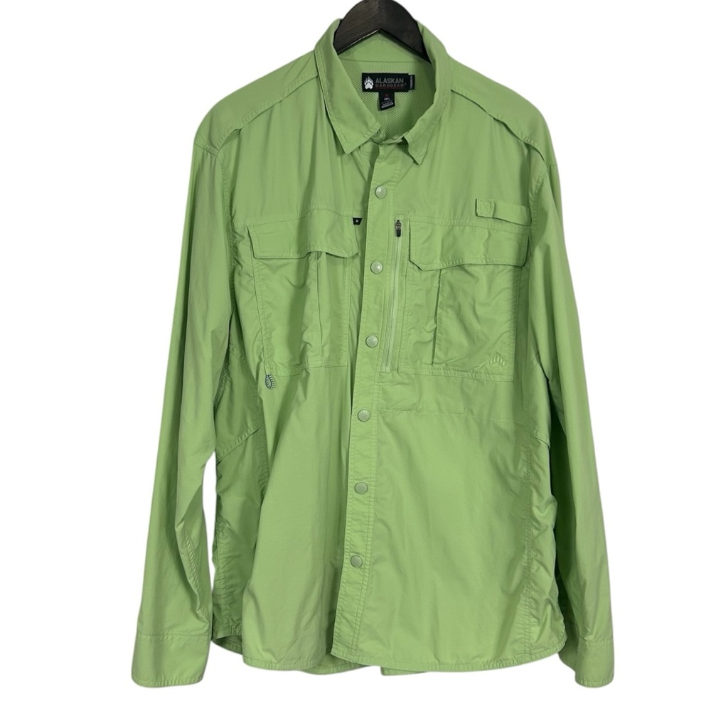 Alaskan Hardgear Green Lightweight fishing Shirt long sleeve